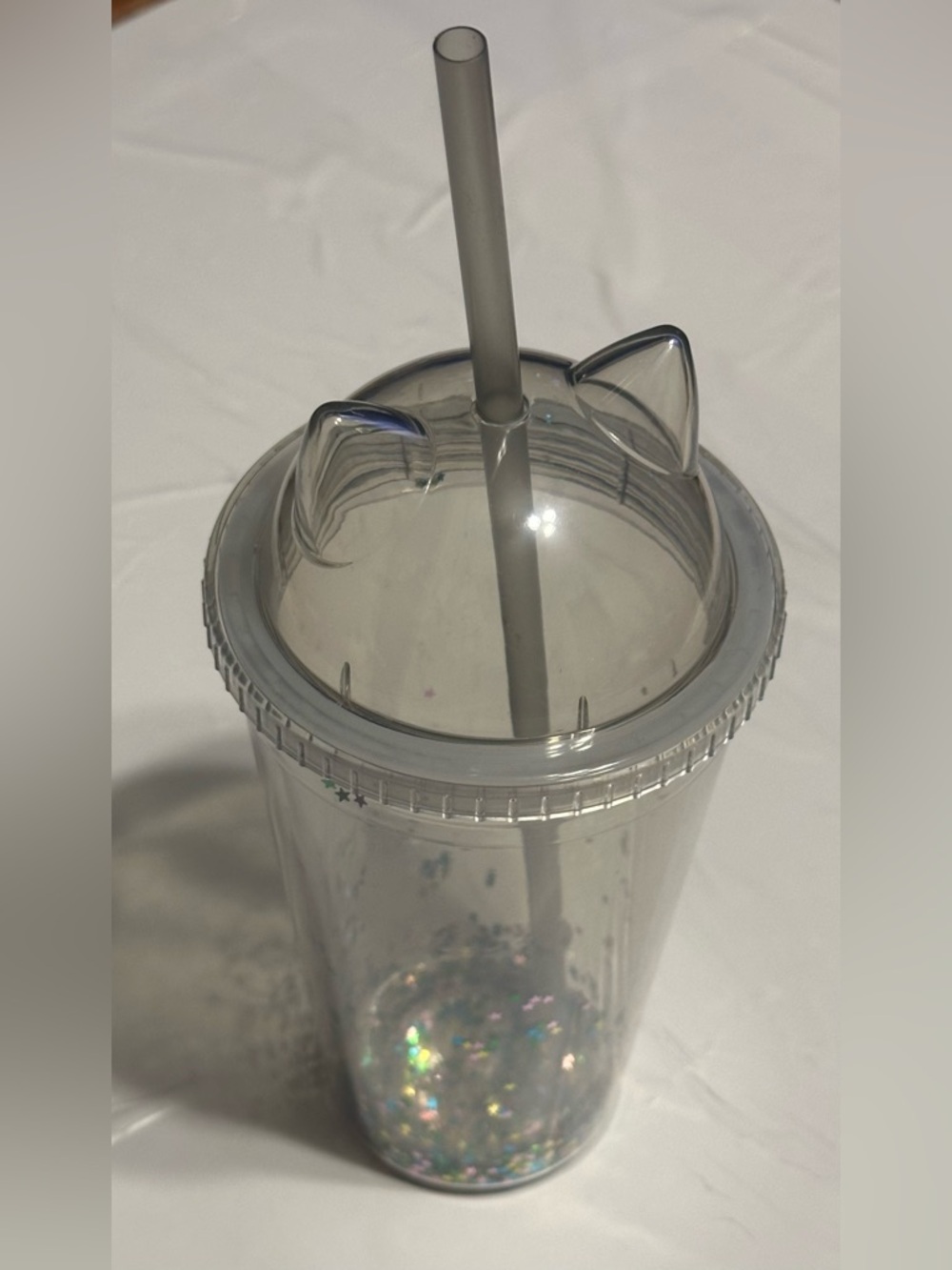 Cat Ear Tumbler with Straw 16oz NWOT - Picture 8 of 11